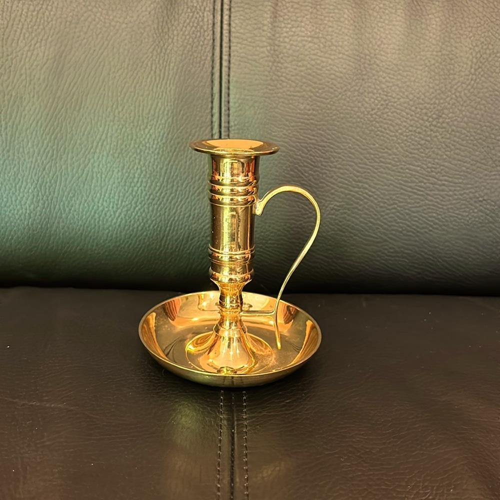 Brass candlestick